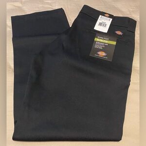Dickies Slim Fit Straight Leg Work Pants Size 34x30 Men’s Black New With Tags